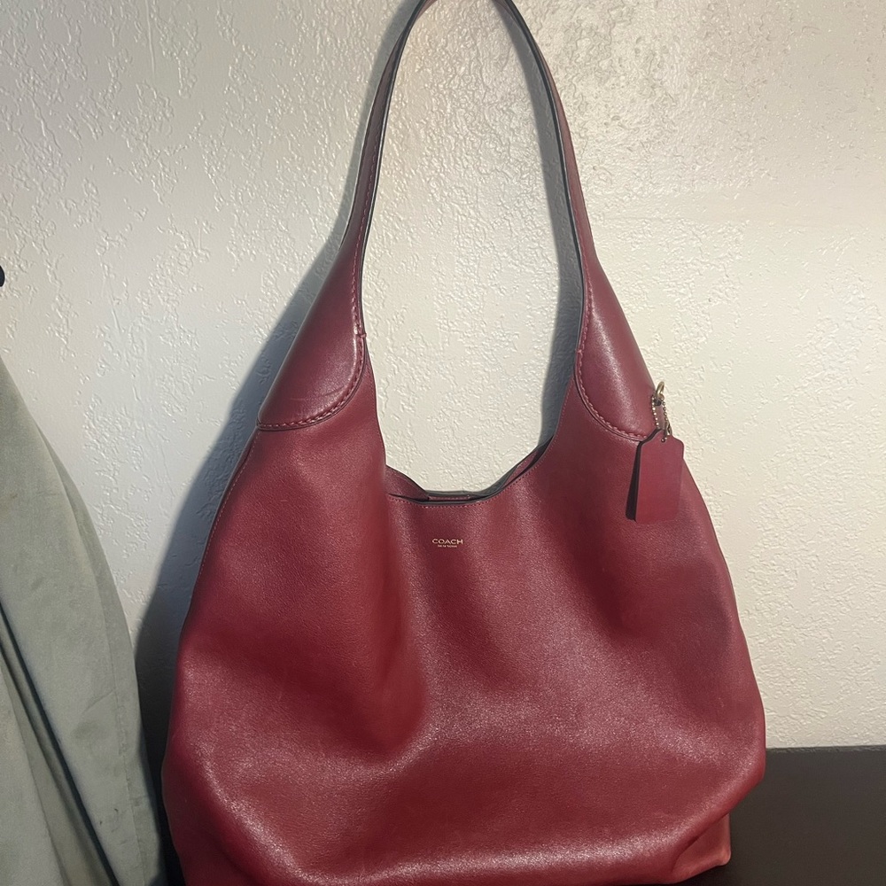 Coach Brooklyn 39- Brass/Dark Ruby